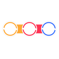 Färg cirkel diagram förbindelse png