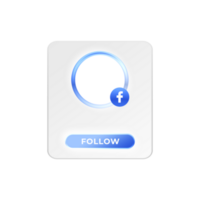 Social Media Follow Lower Third Shape Design png