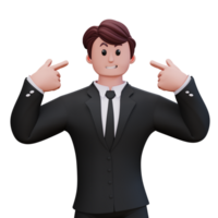 3D Character Businessman png