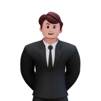 homme d'affaires de personnage 3d png