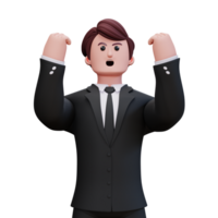 3D Character Businessman png