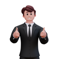 3D Character Businessman png