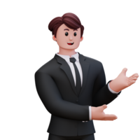 3D Character Businessman png