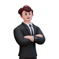 empresario de personajes 3d png