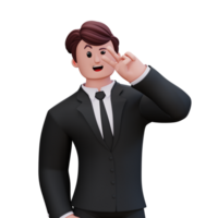 3D Character Businessman png