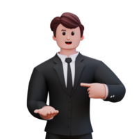 empresario de personajes 3d png