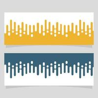 Abstract Rounded Lines Background In Two Color Options. vector