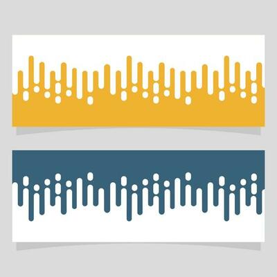Abstract Rounded Lines Background In Two Color Options.