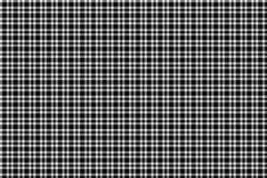 Plaid background, check seamless pattern in black white. Vector fabric texture for textile print, wrapping paper, gift card or wallpaper.