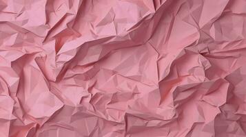 rosado estropeado textura papel sábana fondo, estropeado rojo papel antecedentes cerca arriba, texturizado antecedentes vistoso hecho a mano creativo Arte resumen estilo, generar ai foto