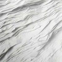 White paper texture isolated on white background, generate ai photo