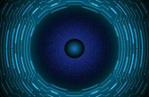Modern Cybersecurity Eye on Technology Background vector