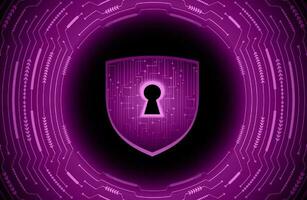 Modern Cybersecurity Technology Background with lock vector