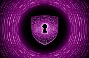 Modern Cybersecurity Technology Background with lock vector