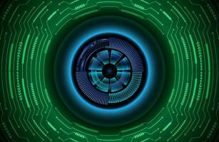 Modern Cybersecurity Eye on Technology Background vector