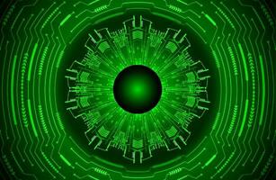 Modern Cybersecurity Technology Icon Pack with Eyes vector