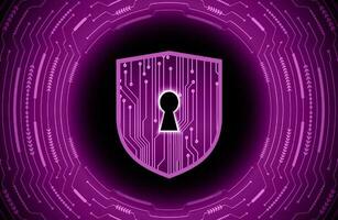 Modern Cybersecurity Technology Background with lock vector