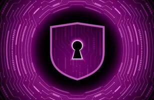 Modern Cybersecurity Technology Background with lock vector