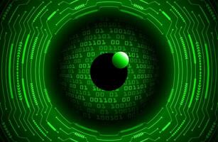Modern Cybersecurity Eye on Technology Background vector
