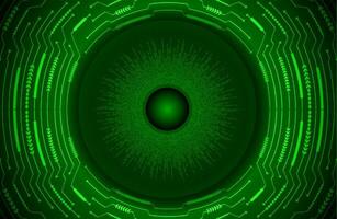 Modern Cybersecurity Eye on Technology Background vector