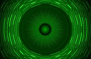 Modern Cybersecurity Eye on Technology Background vector