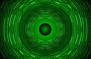 Modern Cybersecurity Eye on Technology Background vector