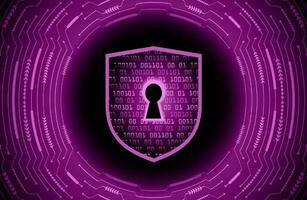 Modern Cybersecurity Technology Background with lock vector