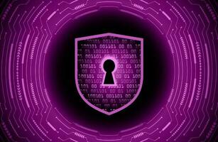 Modern Cybersecurity Technology Background with lock vector