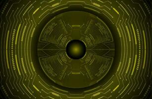 Modern Cybersecurity Eye on Technology Background vector