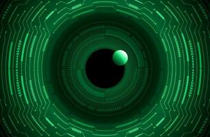 Modern Cybersecurity Eye on Technology Background vector