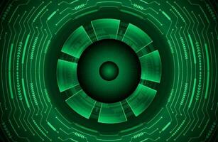 Modern Cybersecurity Eye on Technology Background vector