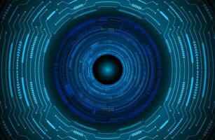 Modern Cybersecurity Eye on Technology Background vector