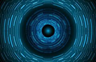 Modern Cybersecurity Eye on Technology Background vector