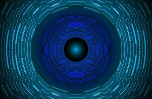 Modern Cybersecurity Eye on Technology Background vector