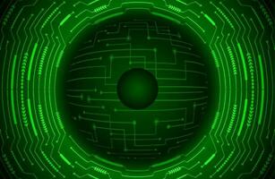Modern Cybersecurity Eye on Technology Background vector