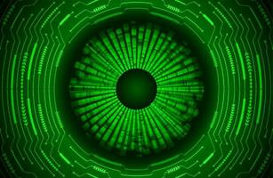 Modern Cybersecurity Eye on Technology Background vector