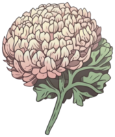 Blume Aufkleber transparent Illustration. png