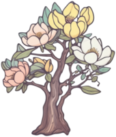 blomma klistermärke transparent illustration. png