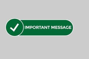 important message vectors.sign label bubble speech important message vector