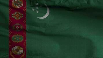 Turkmenistán bandera lazo antecedentes 4k video