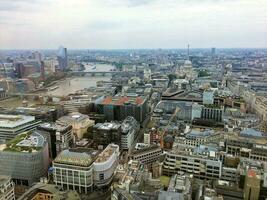 An aerial view of London photo