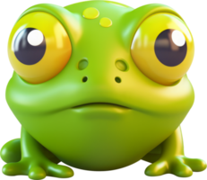 Animal frog 3D icon. png