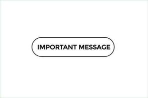 important message vectors.sign label bubble speech important message vector