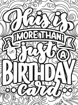 Inspirational Words Coloring Page