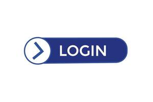 login vectors.sign label bubble speech login vector