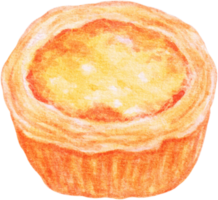 acuarela huevo tarta png