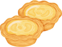 Aquarell Ei Torte png