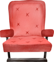 watercolor couch clip art png