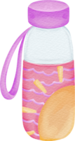 clipart de botella de acuarela png