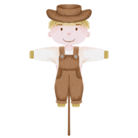 vattenfärg scarecrow bruka png